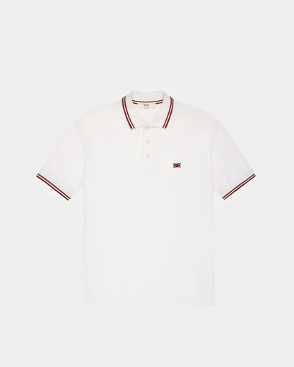 Cotton Polo Shirt In White