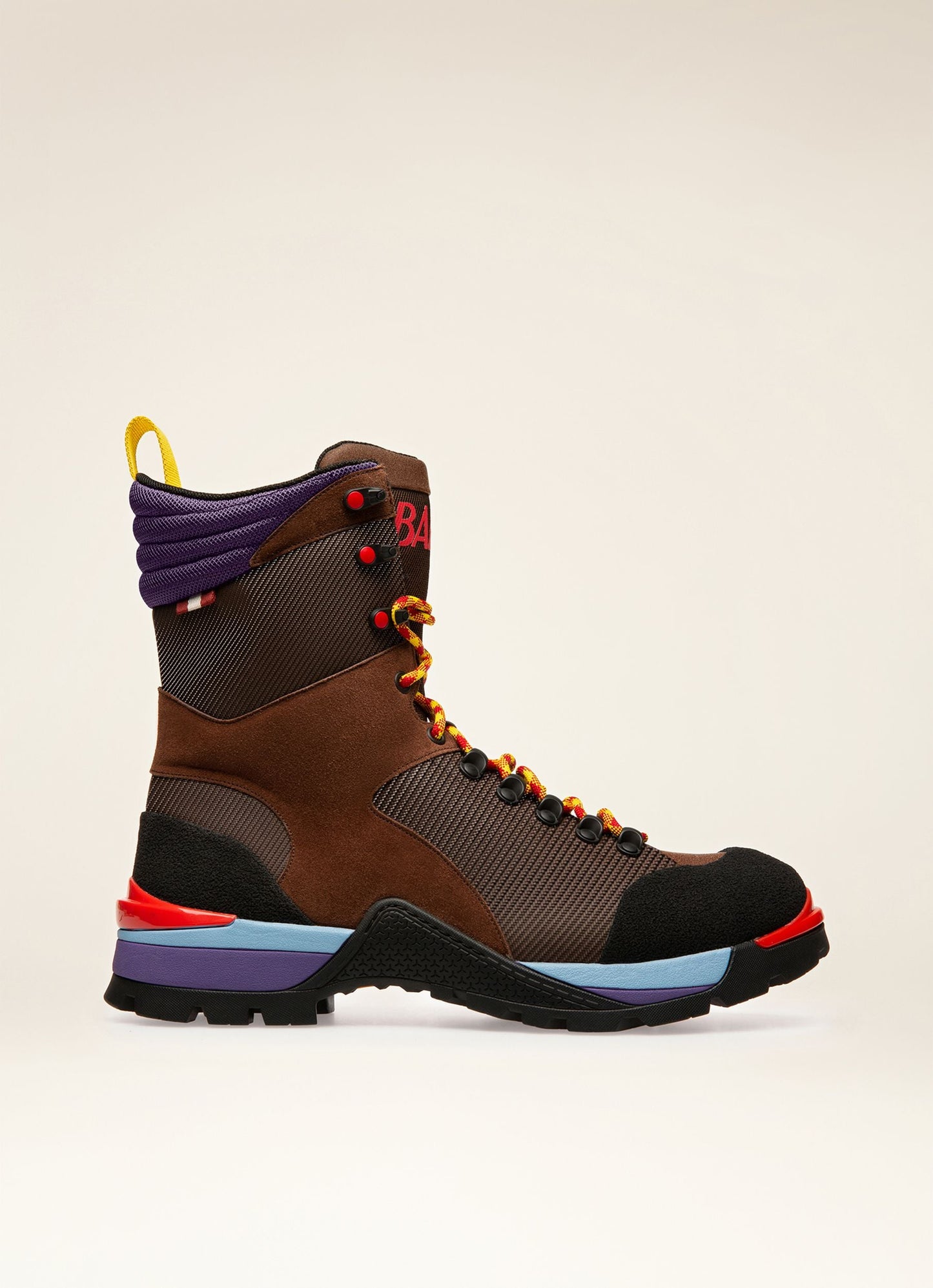 Bally Hike 1 Fabric Hiking Boots In Brown