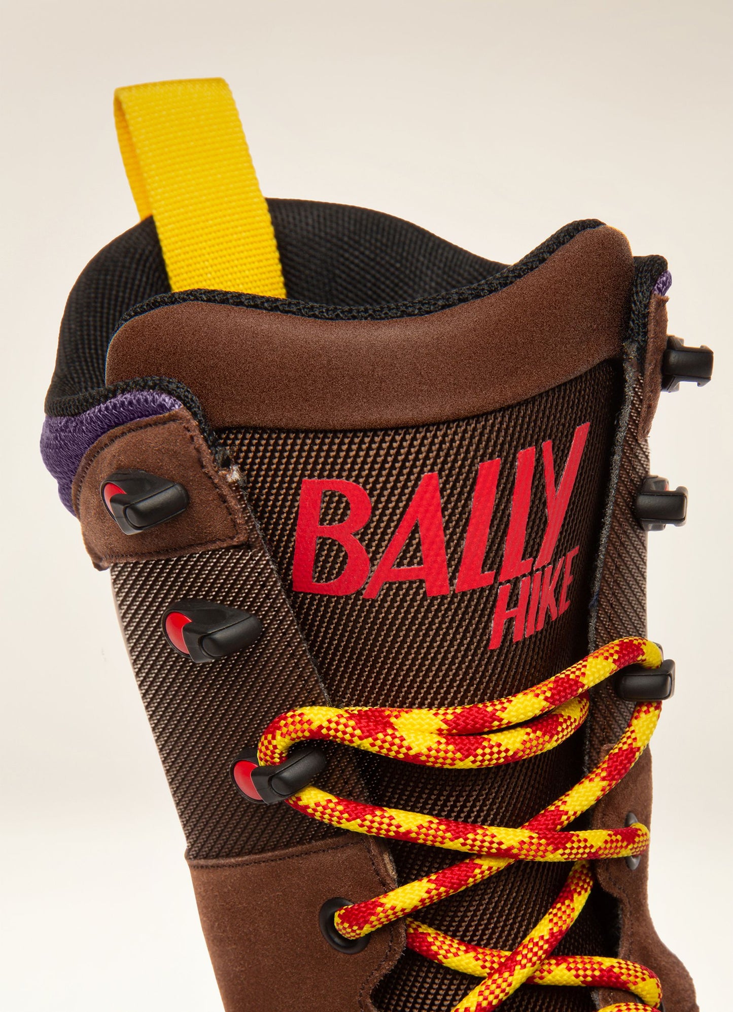 Bally Hike 1 Fabric Hiking Boots In Brown
