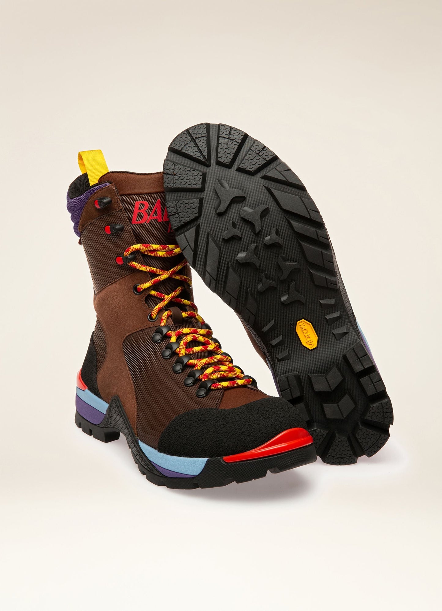 Bally Hike 1 Fabric Hiking Boots In Brown