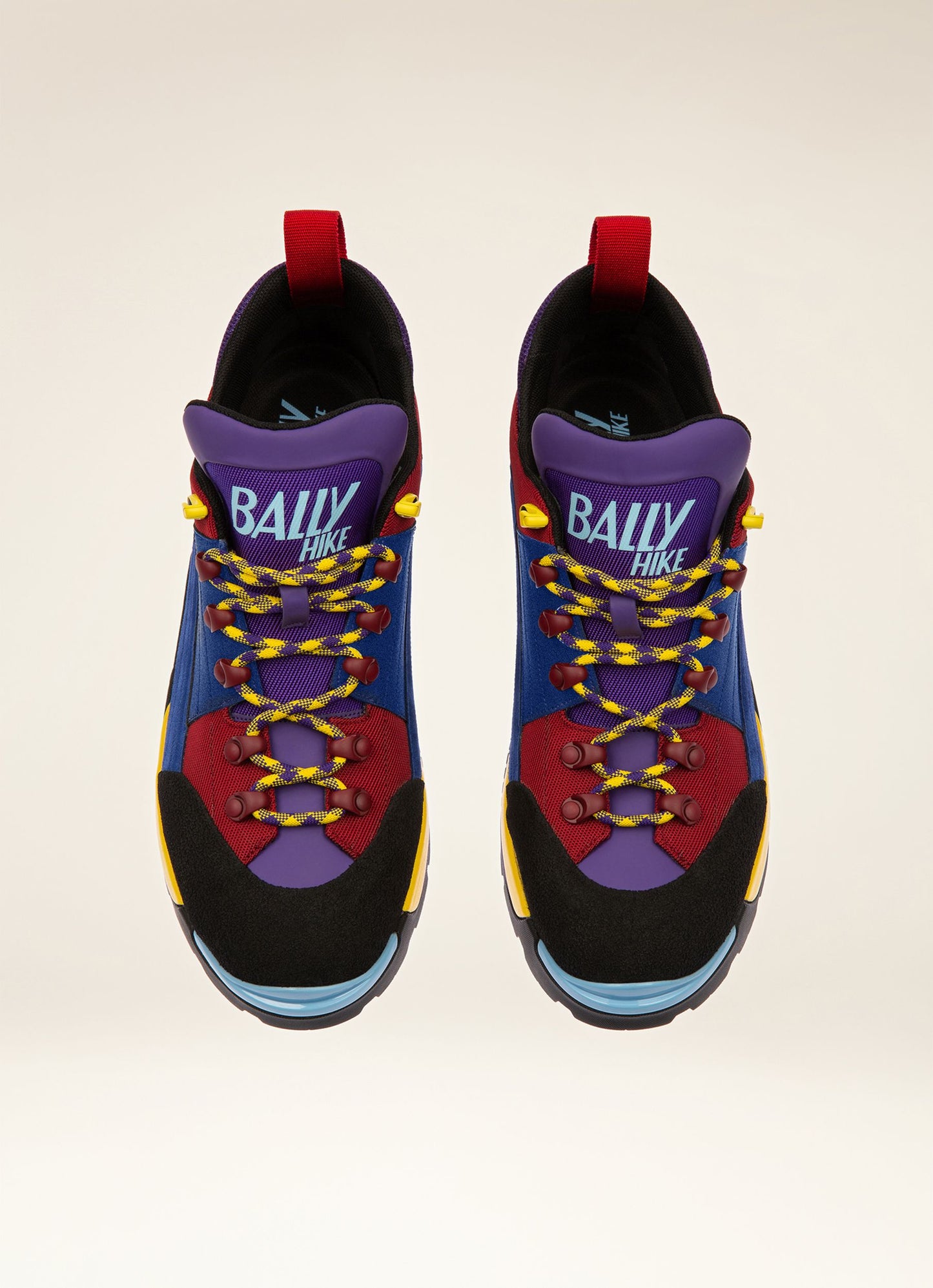 Bally Hike 2 Fabric Hiking Shoes In Red
