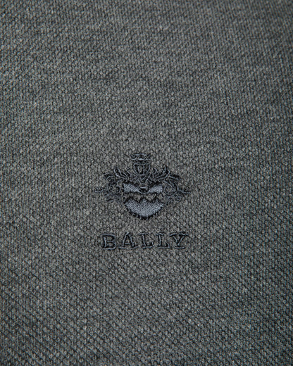 Polo De Piqué De Algodón Gris