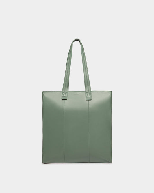 Tote in Light Green Leather