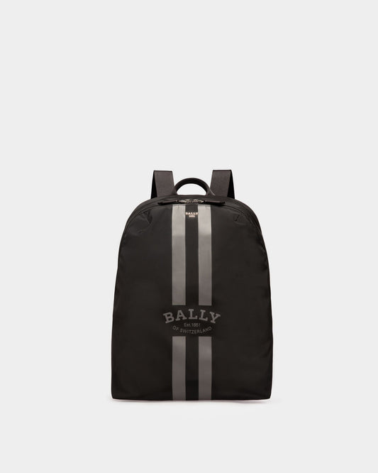 Bally Escape Packable Backpack in Black Nylon