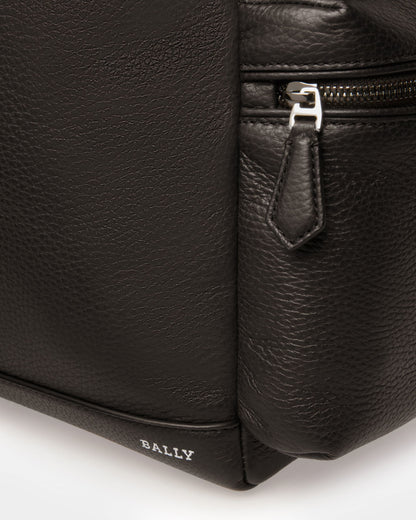 Cliford Leather Backpack In Black