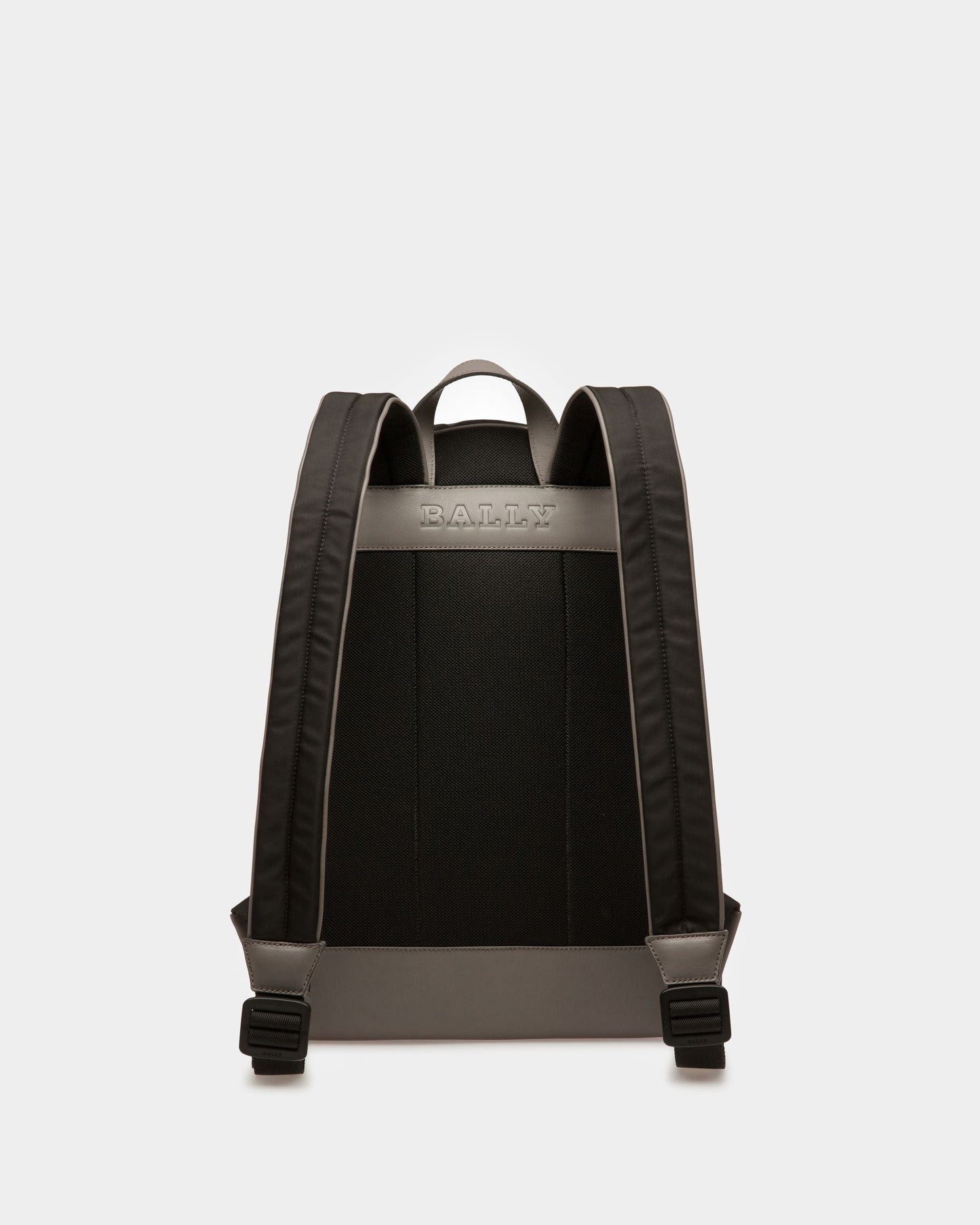 Harper Nylon And Leather Backpack In Black