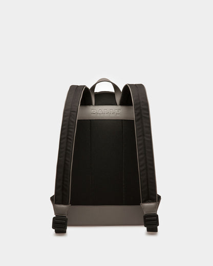 Harper Nylon And Leather Backpack In Black