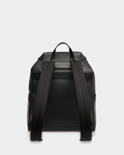 Slim | Men's Backpack | Black Leather | Bally | Still Life Back