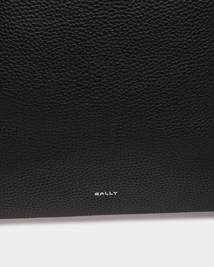 Slim | Men's Backpack | Black Leather | Bally | Still Life Detail