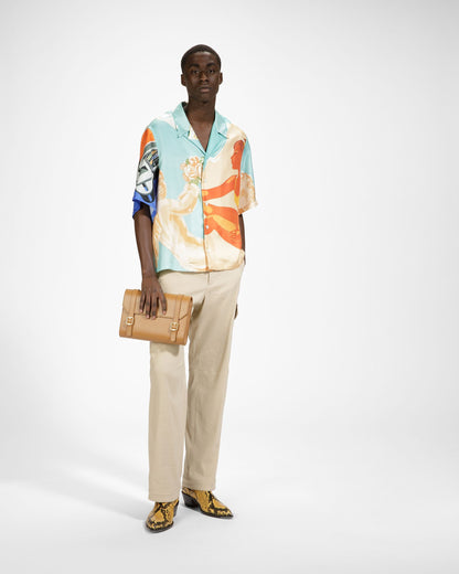 Oxford Clutch In Leather