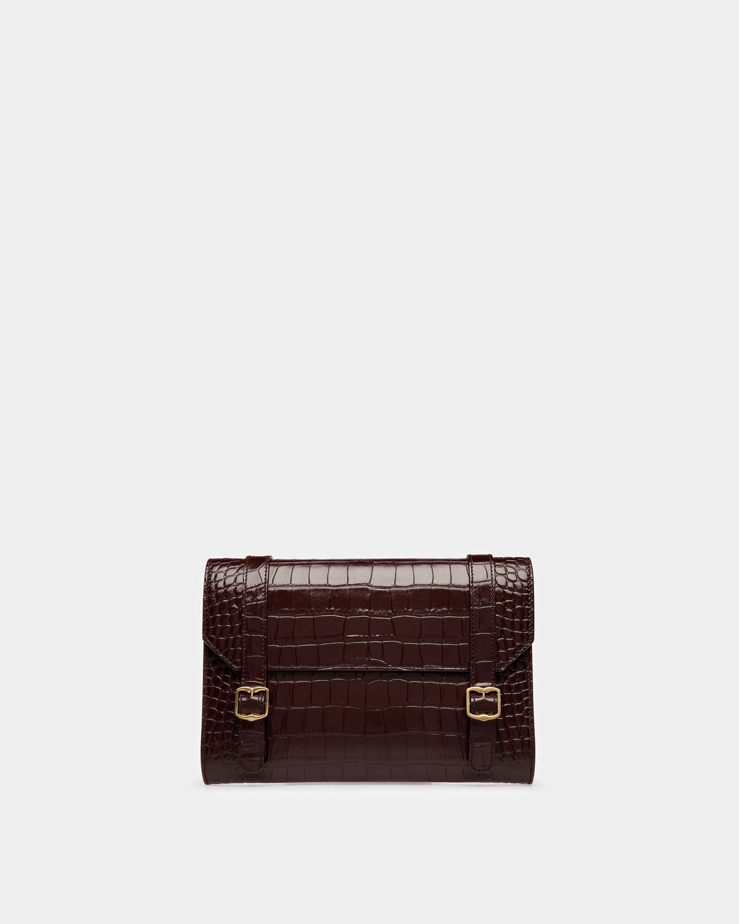 Oxford Clutch In Crocodile Embossed