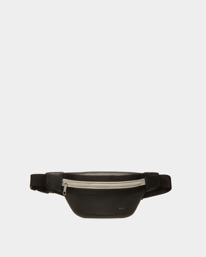 Ribbon Belt Bag In Black Leather