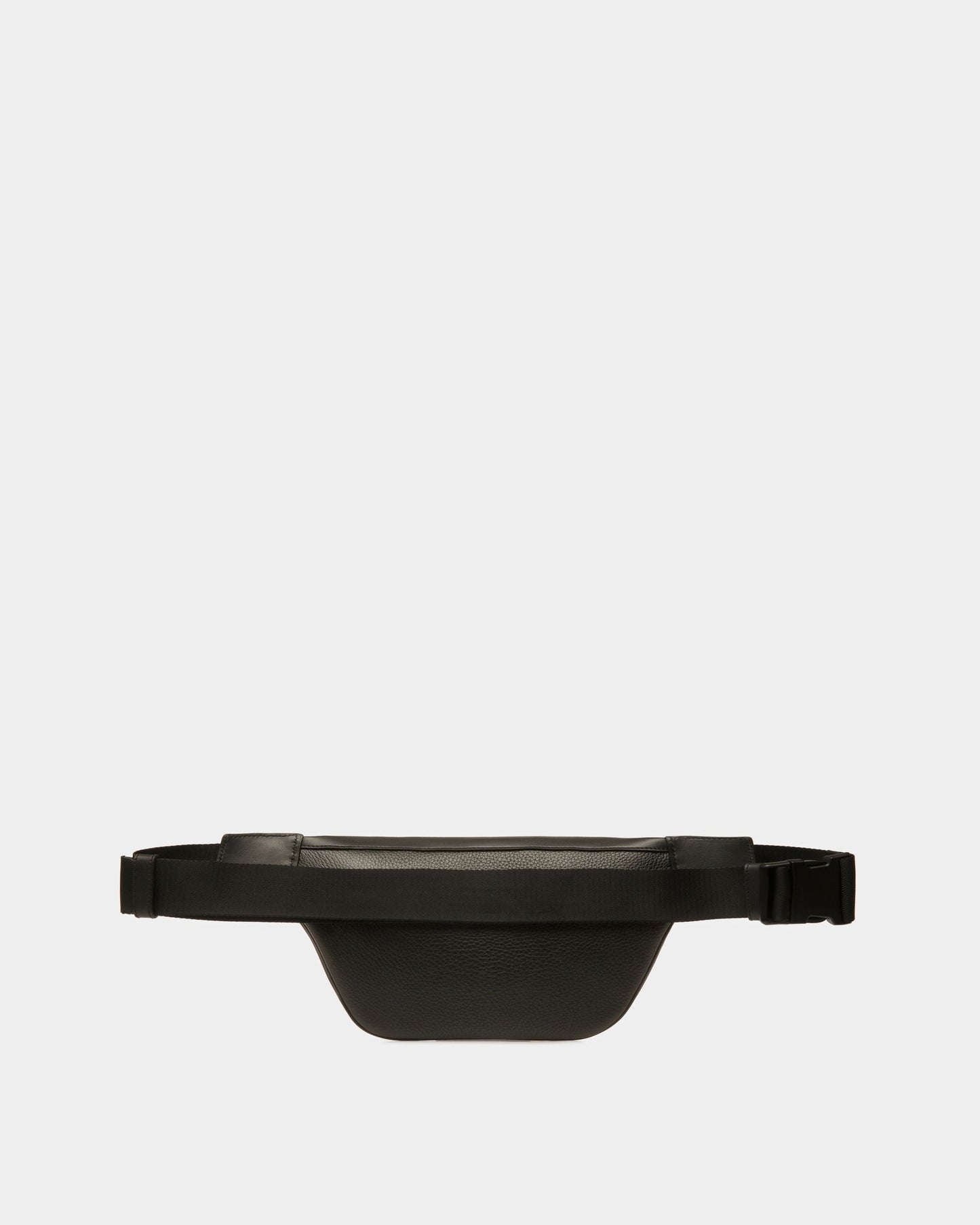 Ribbon Belt Bag In Black Leather