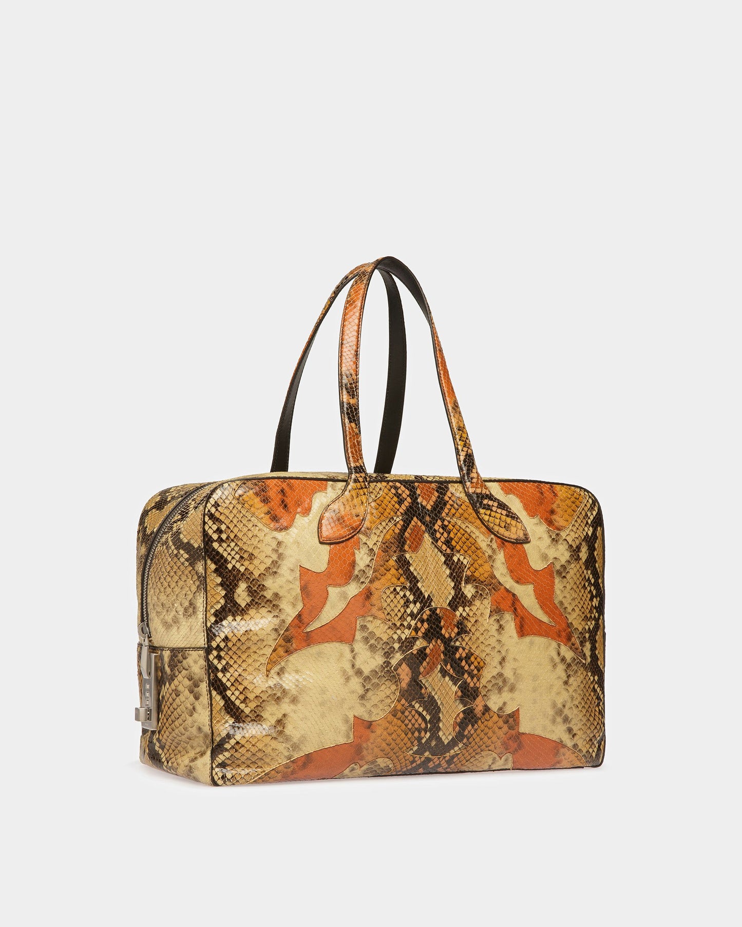 Lago Weekender Bag In Python Print