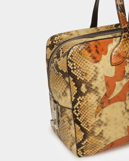 Lago Weekender Bag In Python Print