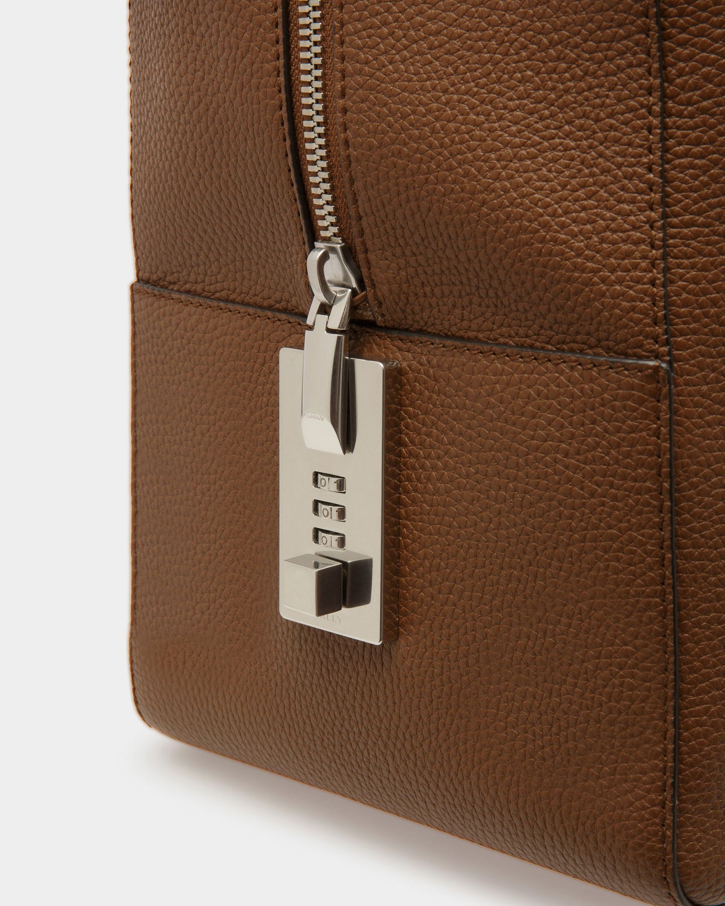 Lago Weekender In Brown Leather