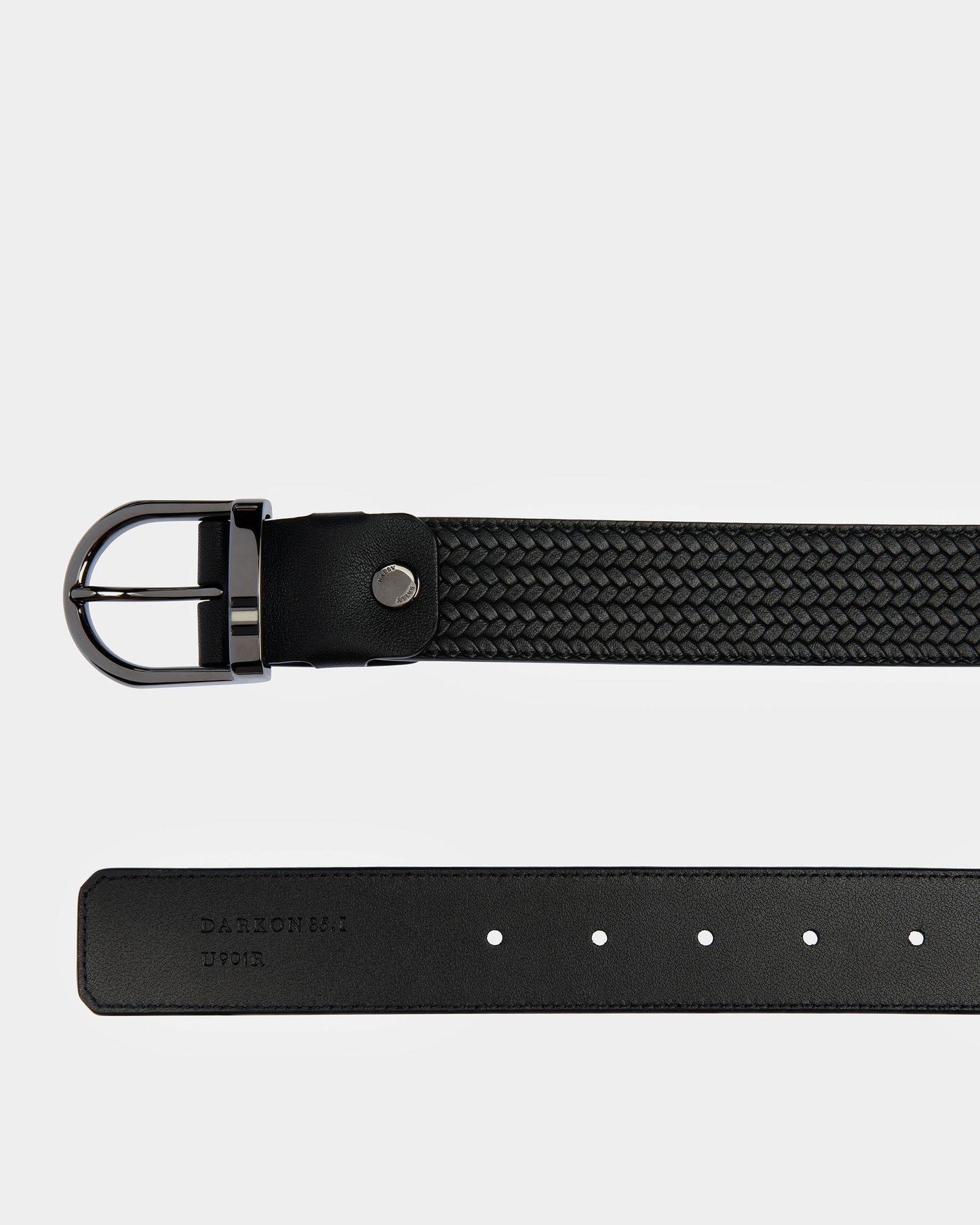 Darkon Leather Belt In Black