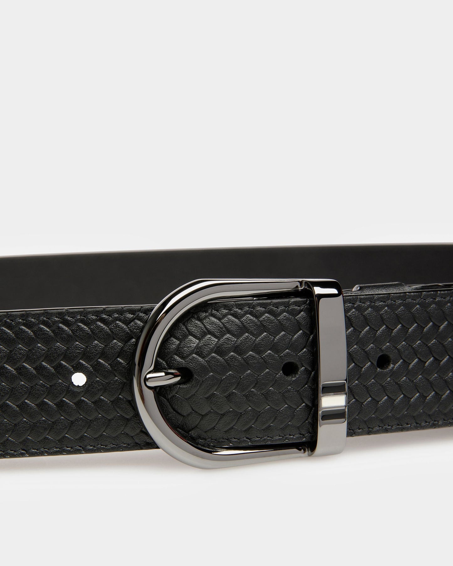 Darkon Leather Belt In Black