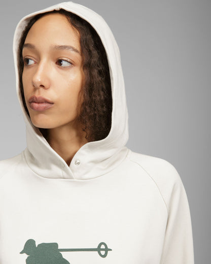 Ski St Moritz Hoodie Cotton Sweatshirt In Grey