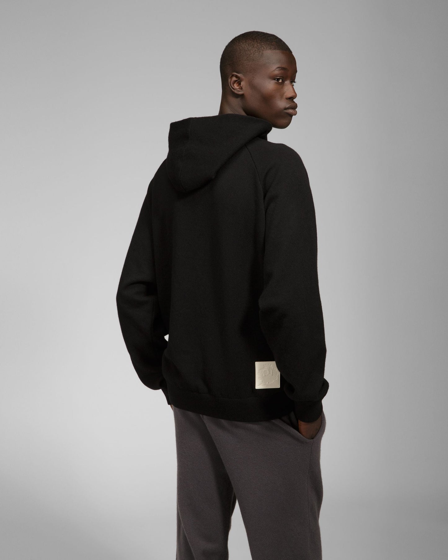 St Moritz Hoodie Cashmere Sweatshirt In Black