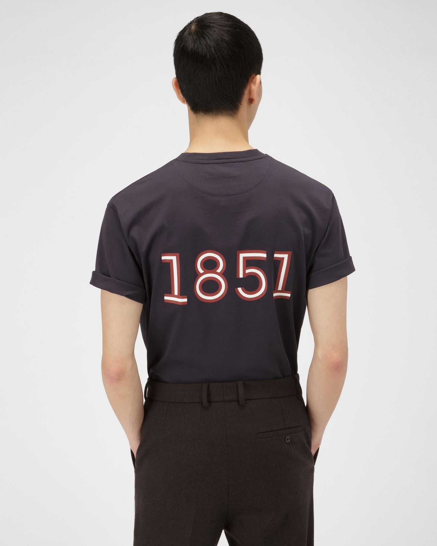 Organic Cotton T-Shirt In Navy