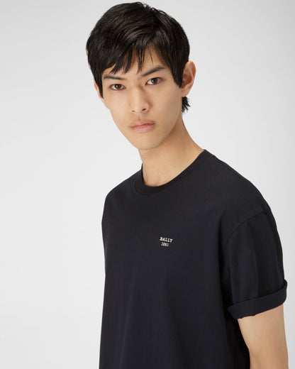 Organic Cotton T-Shirt In Navy