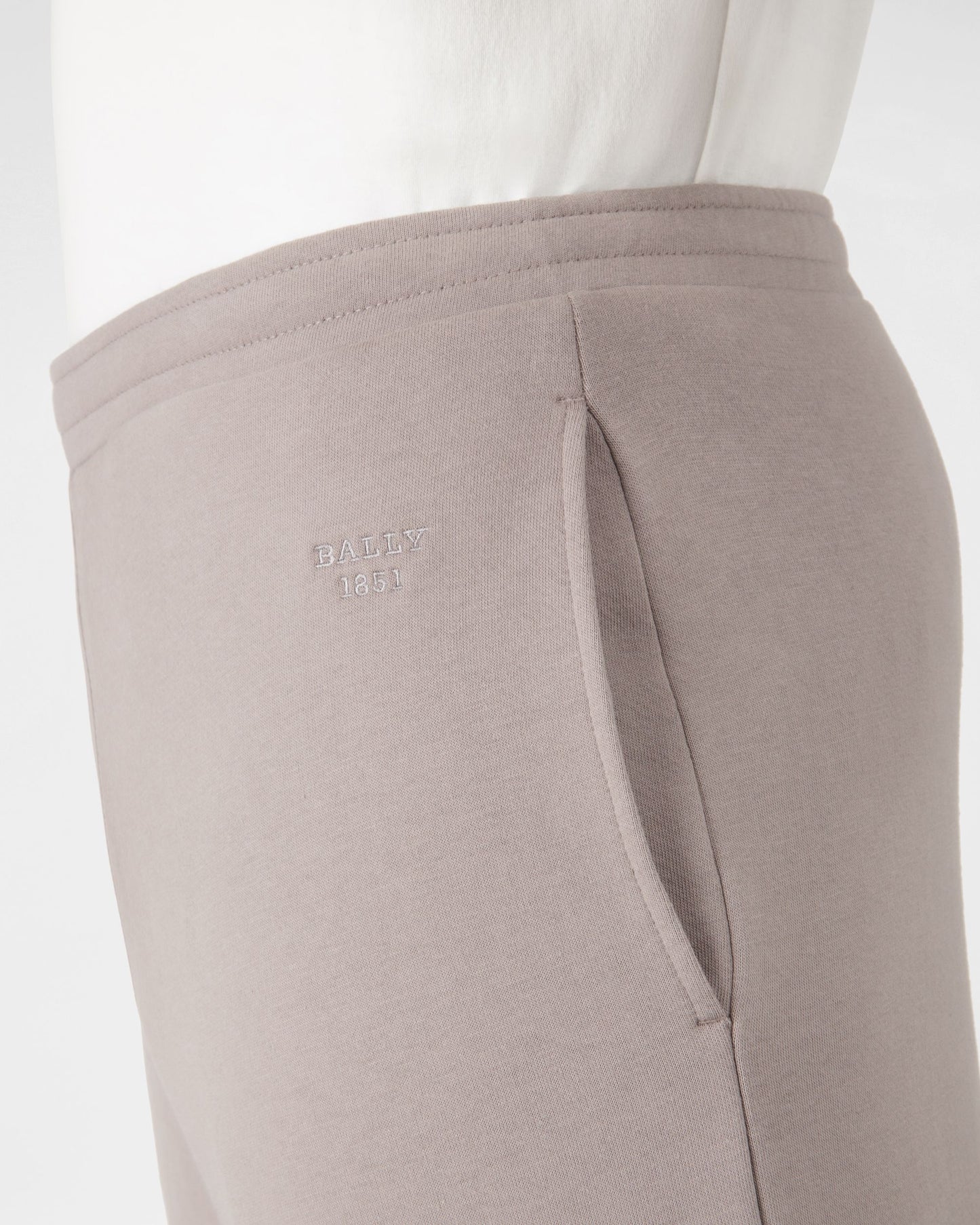 Organic Cotton Trousers In Grey