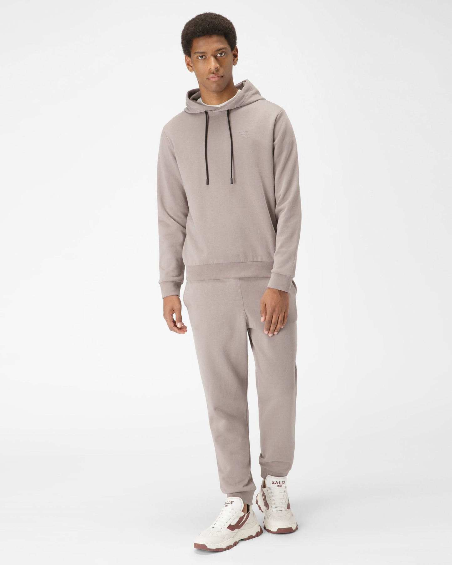 Organic Cotton Trousers In Grey