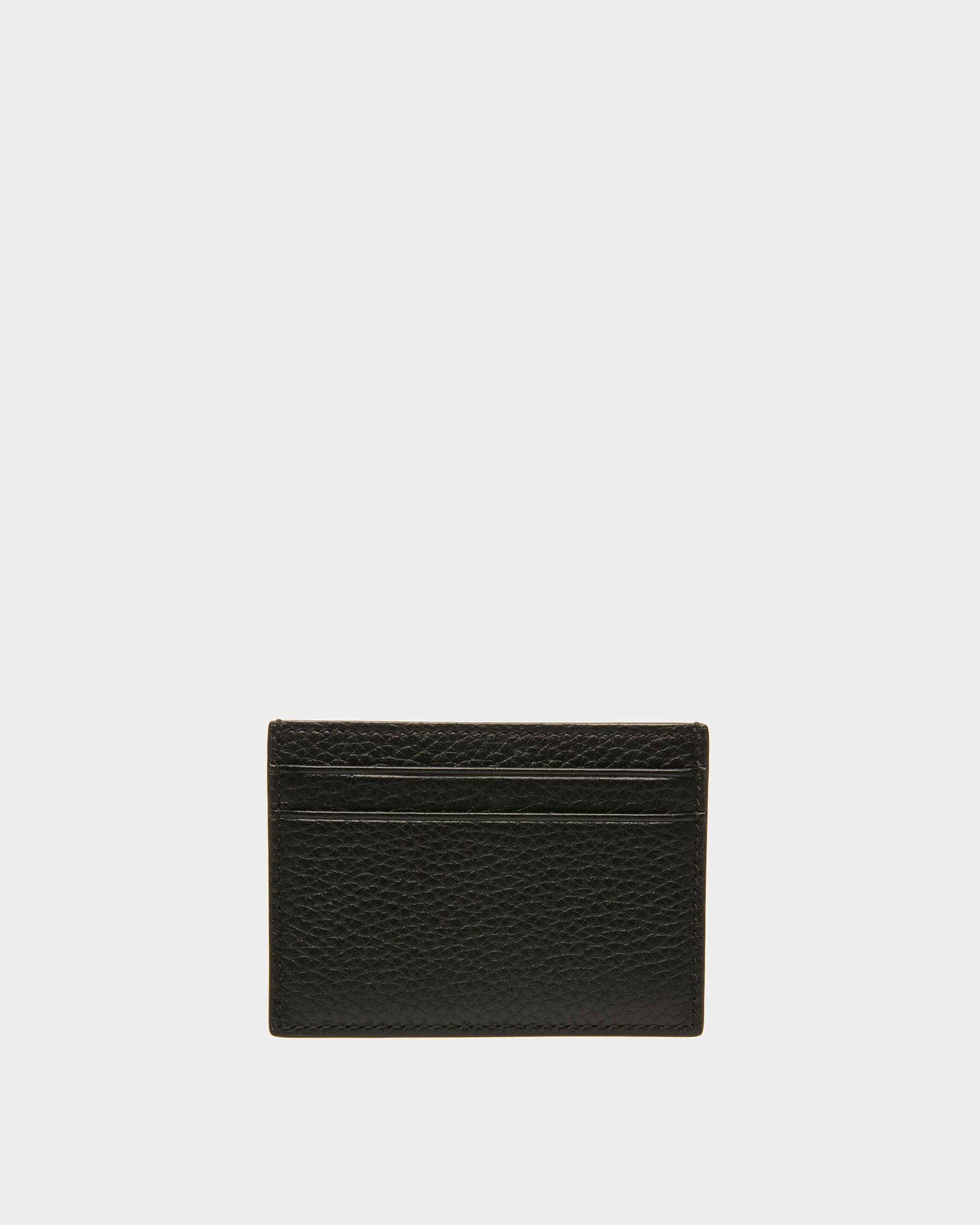 Ribbon Card Holder | Men's Card Holder | Black Leather | Bally | Still Life Back