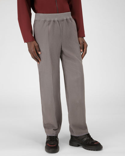 Suede Trousers In Grey