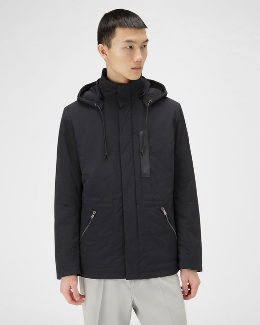Polyester Coat In Navy