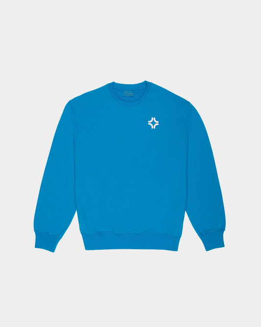Organic Cotton Crewneck In Blue