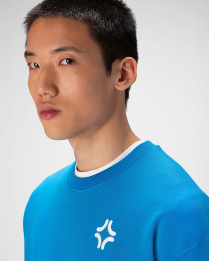 Organic Cotton Crewneck In Blue