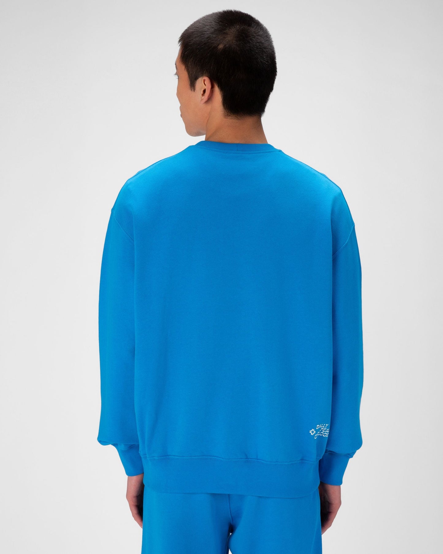 Organic Cotton Crewneck In Blue