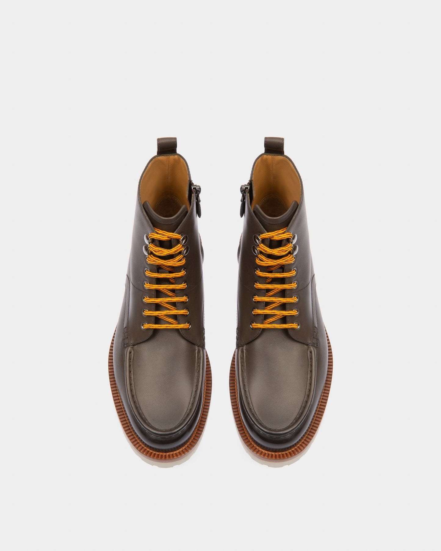 Nottingham Boot in Army Green Leather