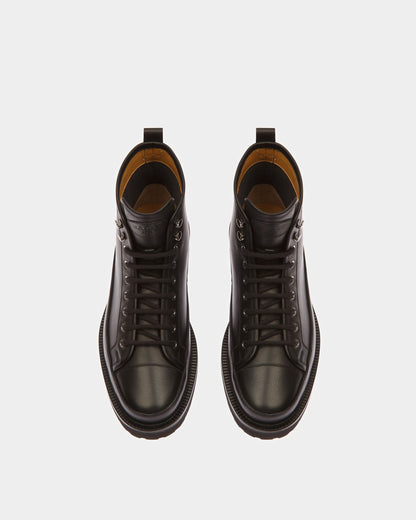 Nortis Leather Boots In Black