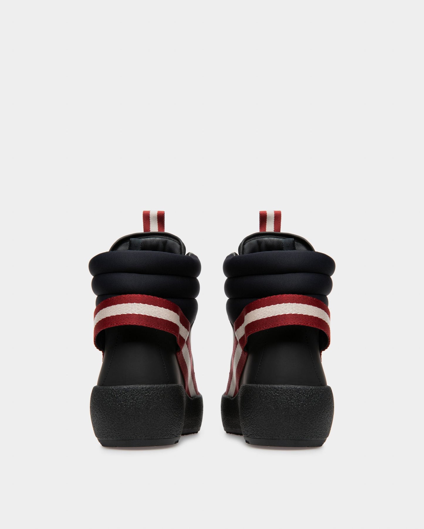 Clyde Leather Snow Boots In Black