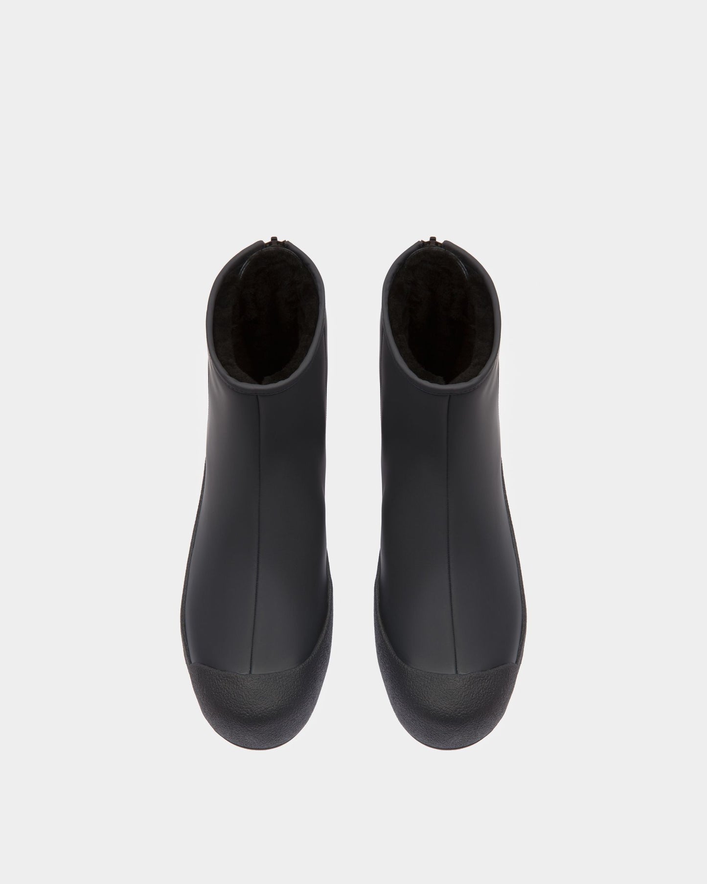 Bernina Leather Snow Boots In Navy