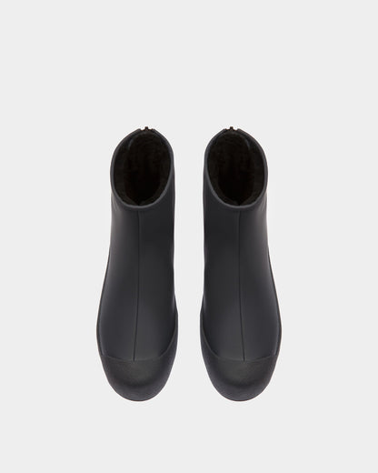 Bernina Leather Snow Boots In Navy