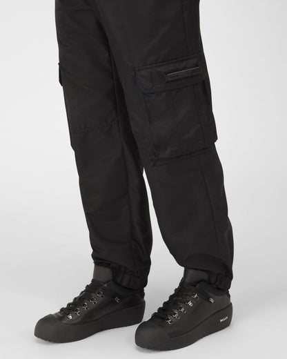 Curyal Leather Snow Boots In Black