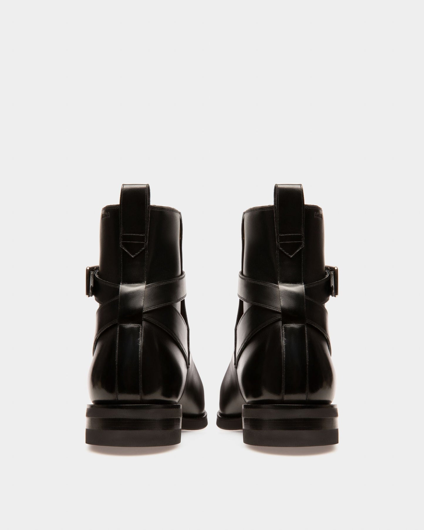Scribe Novo Booties In Black Leather