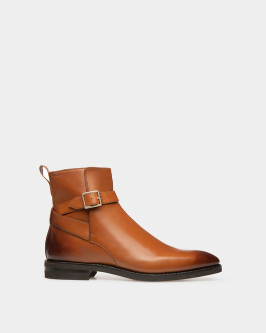 Scaviel Leather Boots In Brown