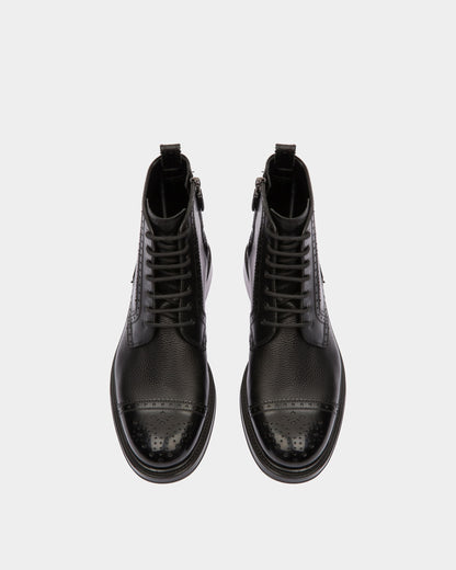 Nicoldon Leather Boots In Black