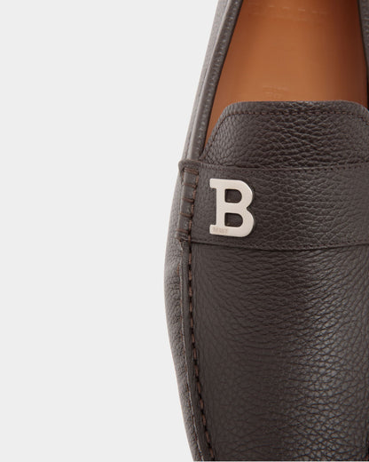 Driver in Brown Grained Leather