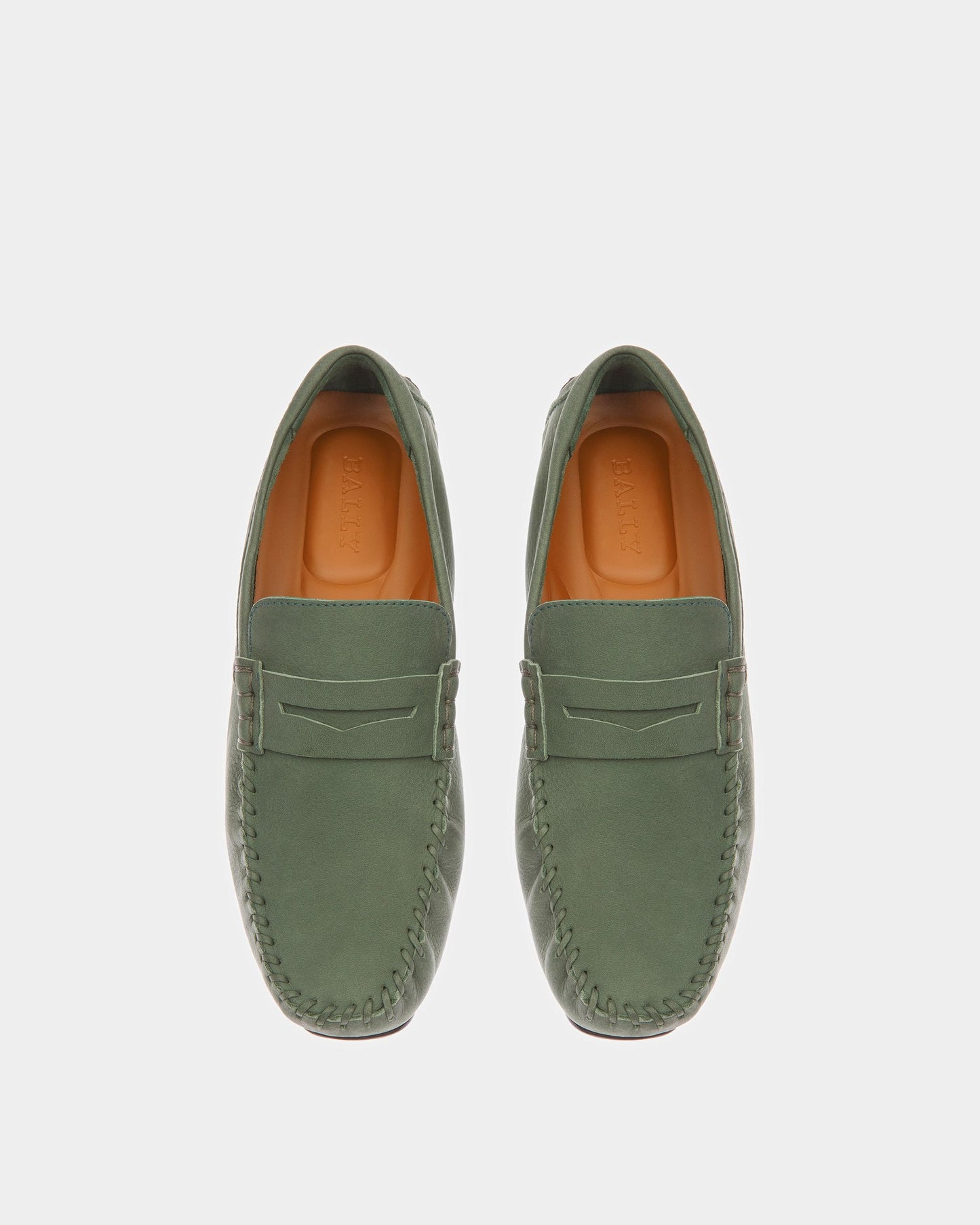 Pier Leather Drivers In Sage