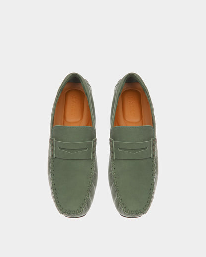 Pier Leather Drivers In Sage