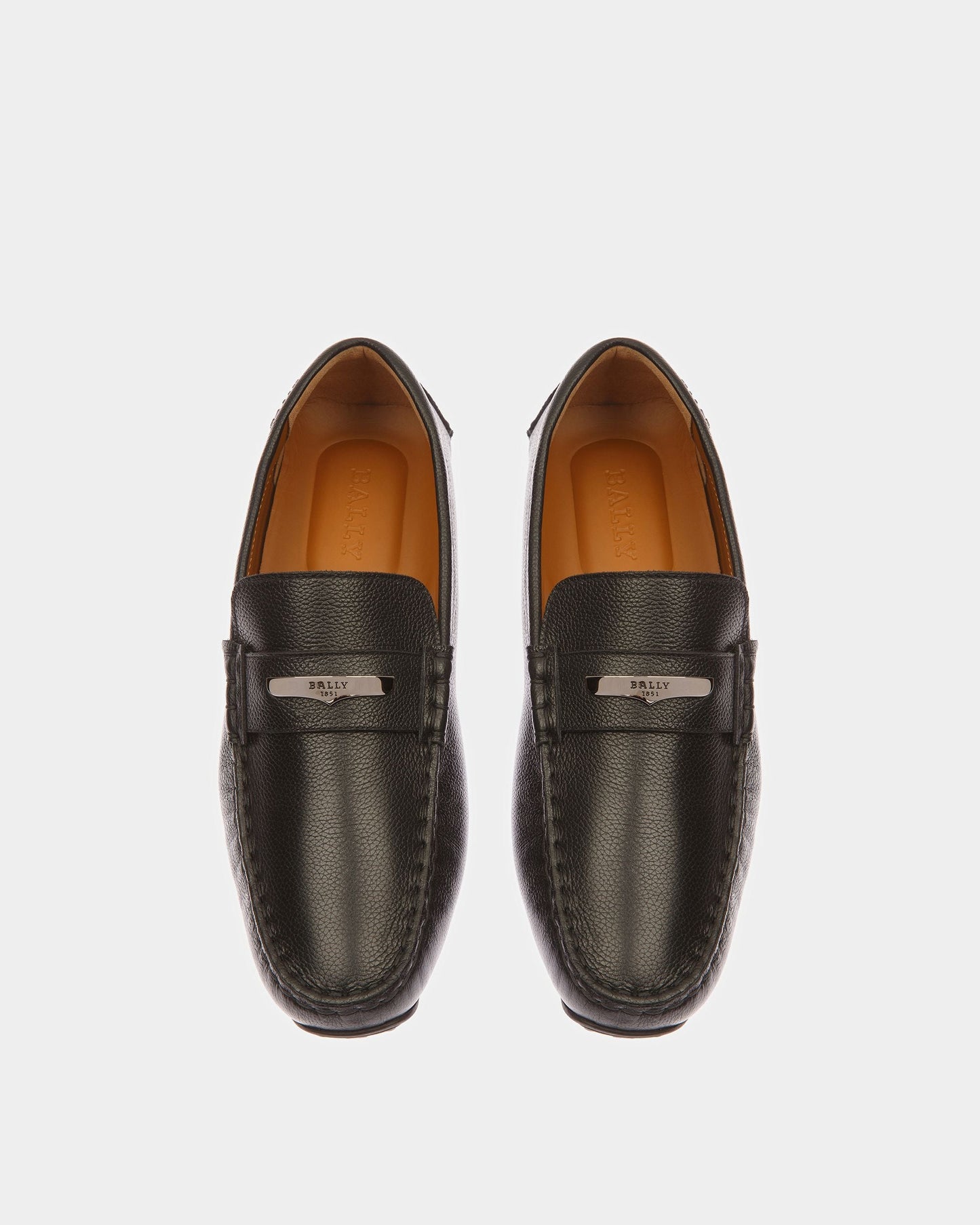Pivial Leather Drivers In Black