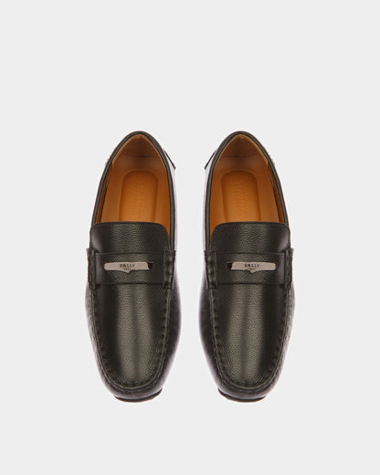 Pivial Leather Drivers In Black