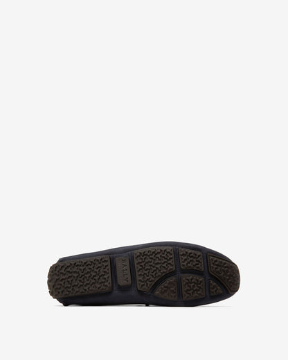 Parsal Leather Drivers In Midnight Blue