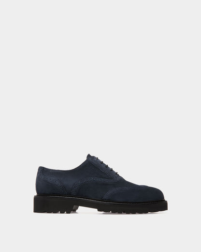 Oxford in Blue Suede